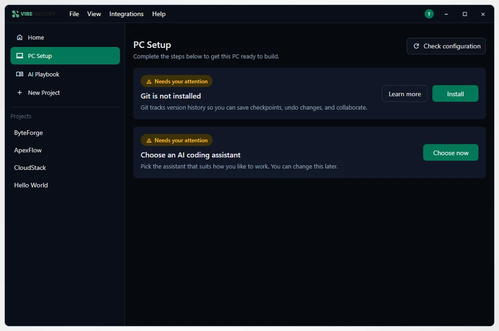 Light and dark themes